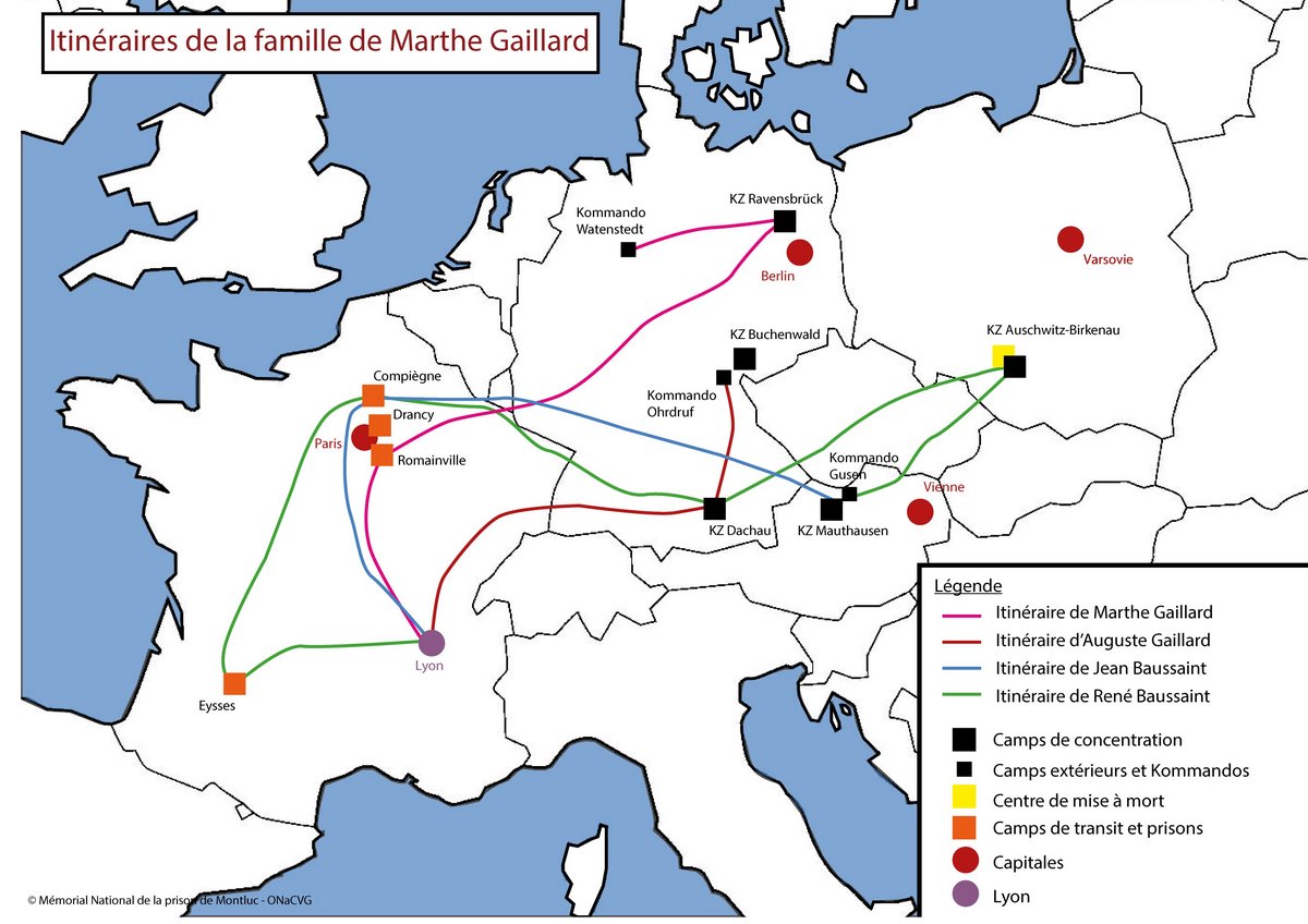 Lieux d’arrestations