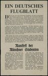Dokument: Sechstes Flugblatt