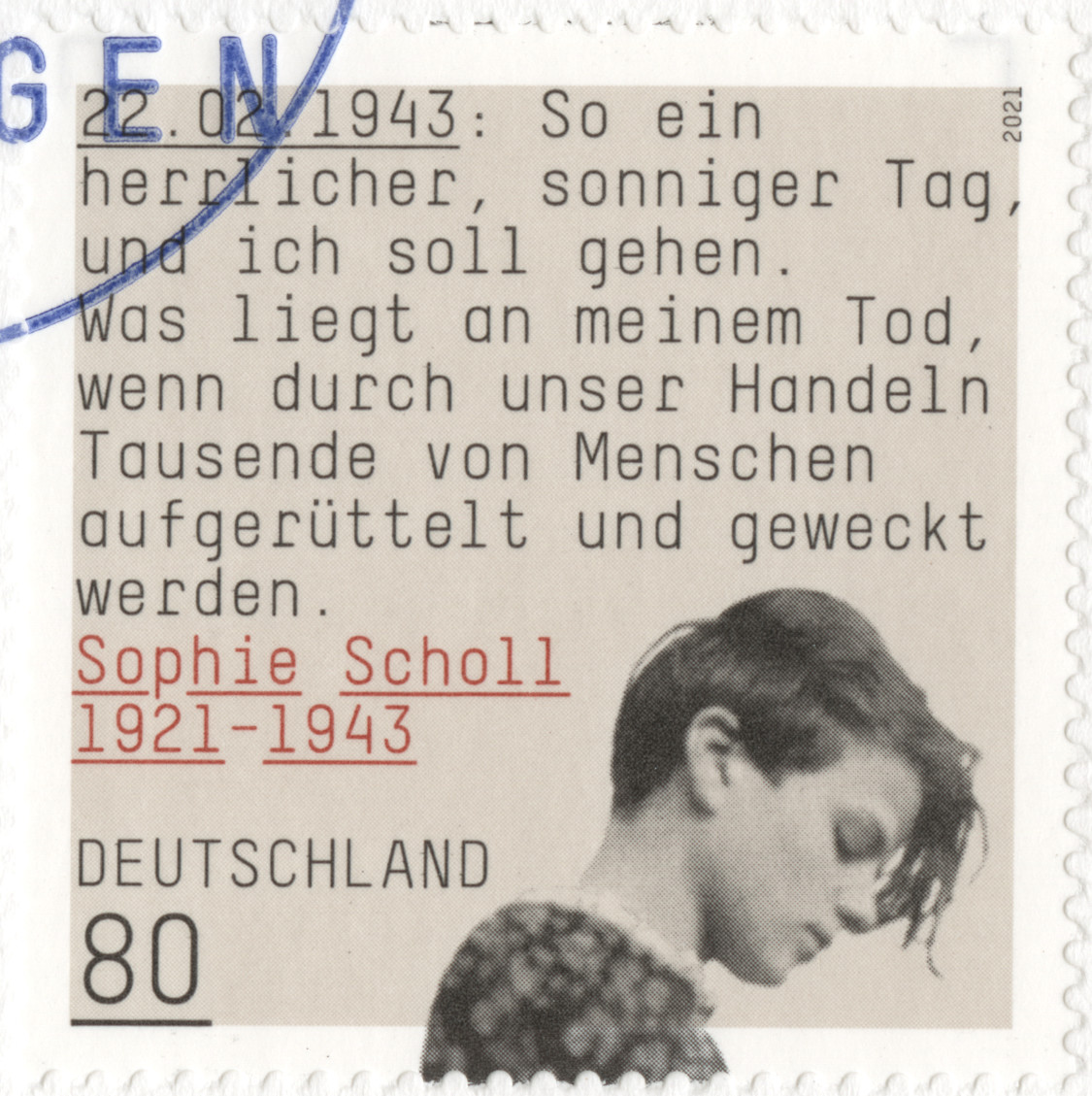 Foto Briefmarke